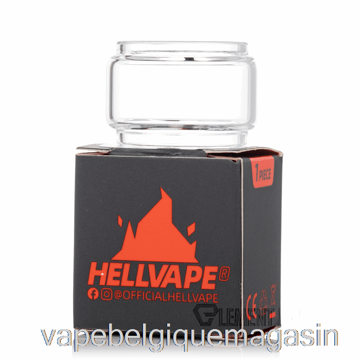 Vape Belgique Hellvape Hellbeast 2 Verre De Remplacement 3.5ml Verre Droit
